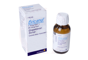BRICANYL 1,5 MG/5 ML + 66,5 MG/5 ML 100 ML SURUP